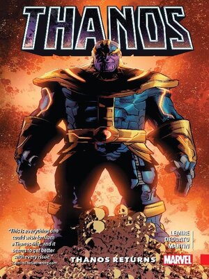 cover image of Thanos (2016), Volume 1